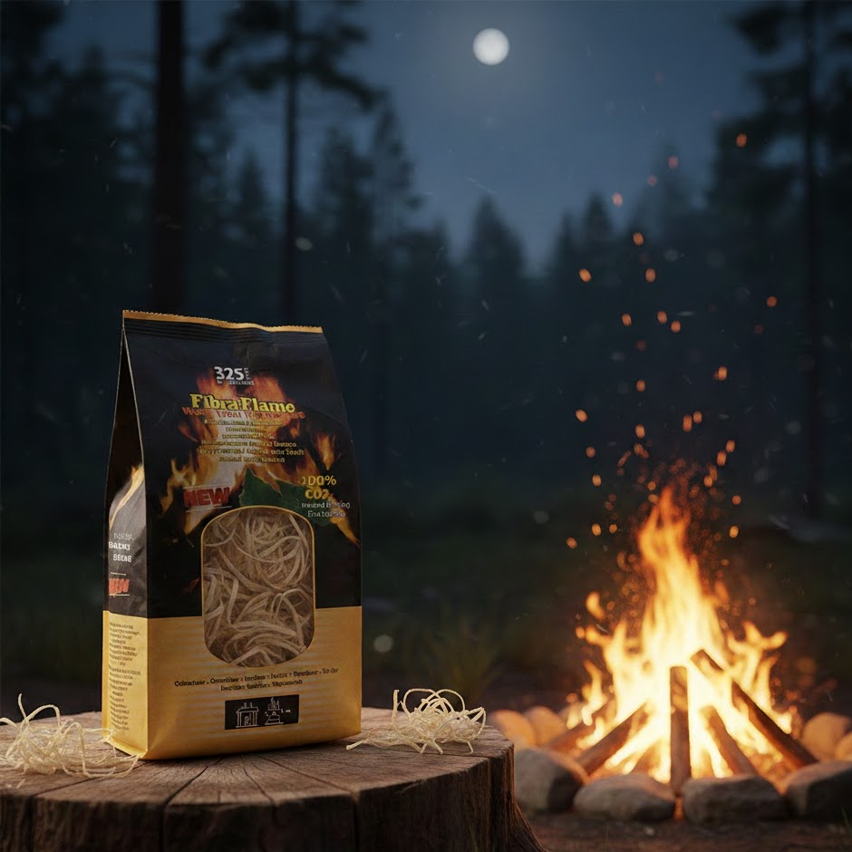 Fibra Flame Wood Wool Firestarters - 25pcs. - 325g-Brasaflame.com